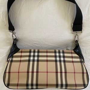 Burberry house check pvc handbag